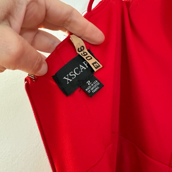 Xcaret red dress used one time like new size 2 - Picture 8 of 13